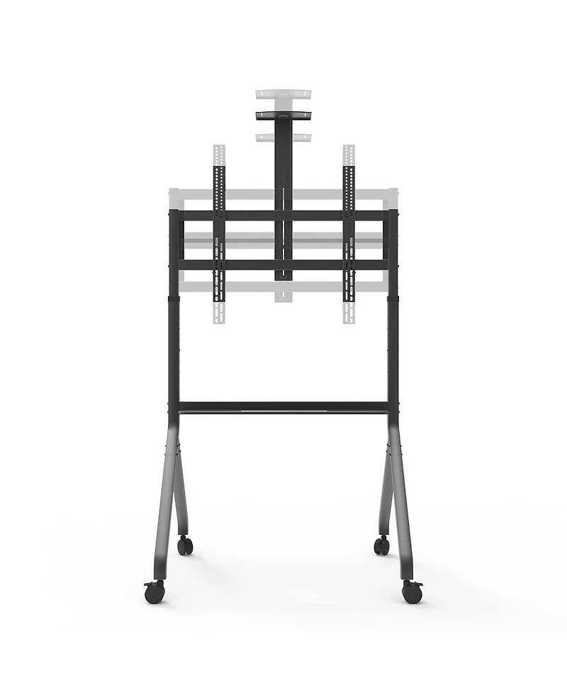 Kanto MTP100 Height Adjustable Rolling Tv Stand for 55" - 100" TVs