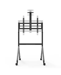 Kanto MTP100 Height Adjustable Rolling Tv Stand for 55" - 100" TVs