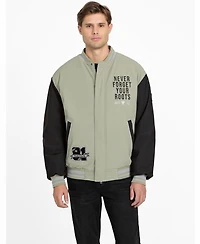 Guess Men's Varsity Bomber Regular-Fit Jacket