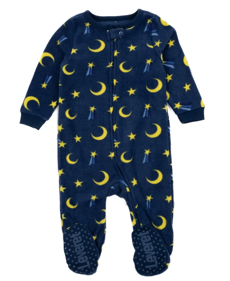 Leveret Baby Footed Fleece Holiday Pajamas