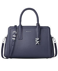 Michael Kors Laila Medium Leather Satchel Handbag