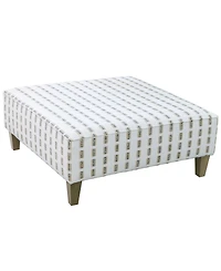 Stacia 38" Fabric Cocktail Ottoman Bench