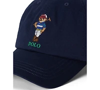 Polo Ralph Lauren Boys 2-7 Bear Embroidered Graphic Twill Ball Cap
