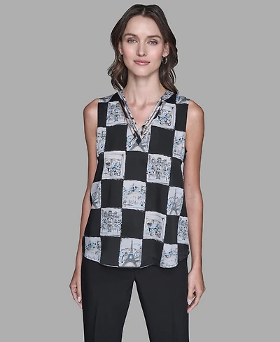 Karl Lagerfeld Paris Women's V-Neck Camisole