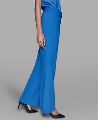 Karl Lagerfeld Paris Women's Flared Invisible Zipper Pants