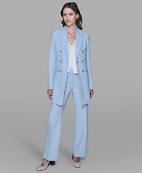 Karl Lagerfeld Paris Women's Long One-Button Blazer Jacket