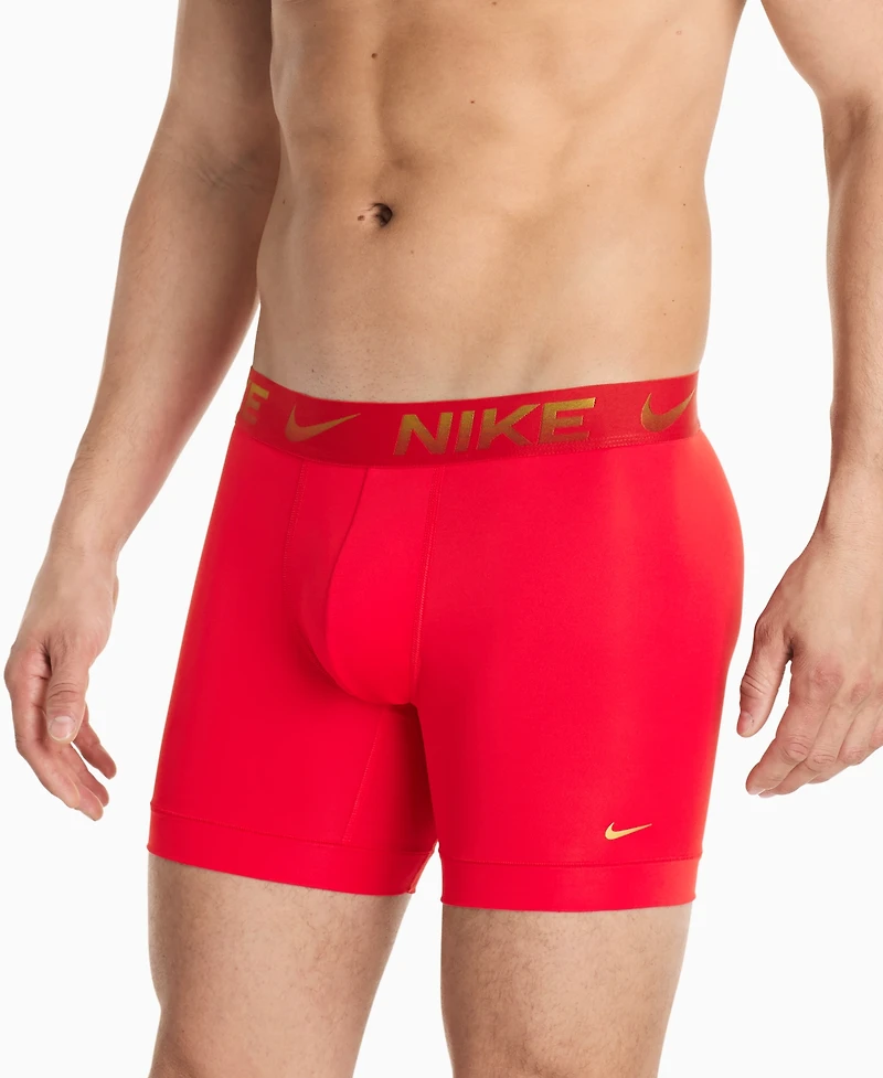 Nike Men's 3-Pack Dri-Fit Essential Micro Boxer Briefs