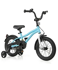 Sugift 14-Inch Kids Bike for 3-5 Years Old Children Bicycle with Training Wheels