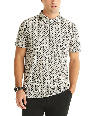 Nautica Men's Short-Sleeve Printed Sand Dollar Polo Shirt