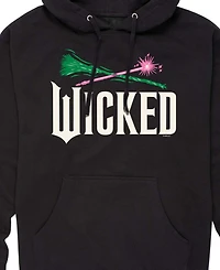 Airwaves Men's Wicked Part 2 Broom and Wand Logo Long-Sleeve Pull-On Hoodie