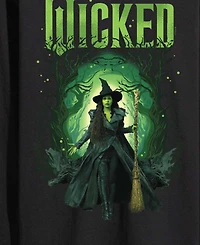 Airwaves Men's Wicked Part 2 Elphaba Forest Graphic Print Long-Sleeve T-Shirt