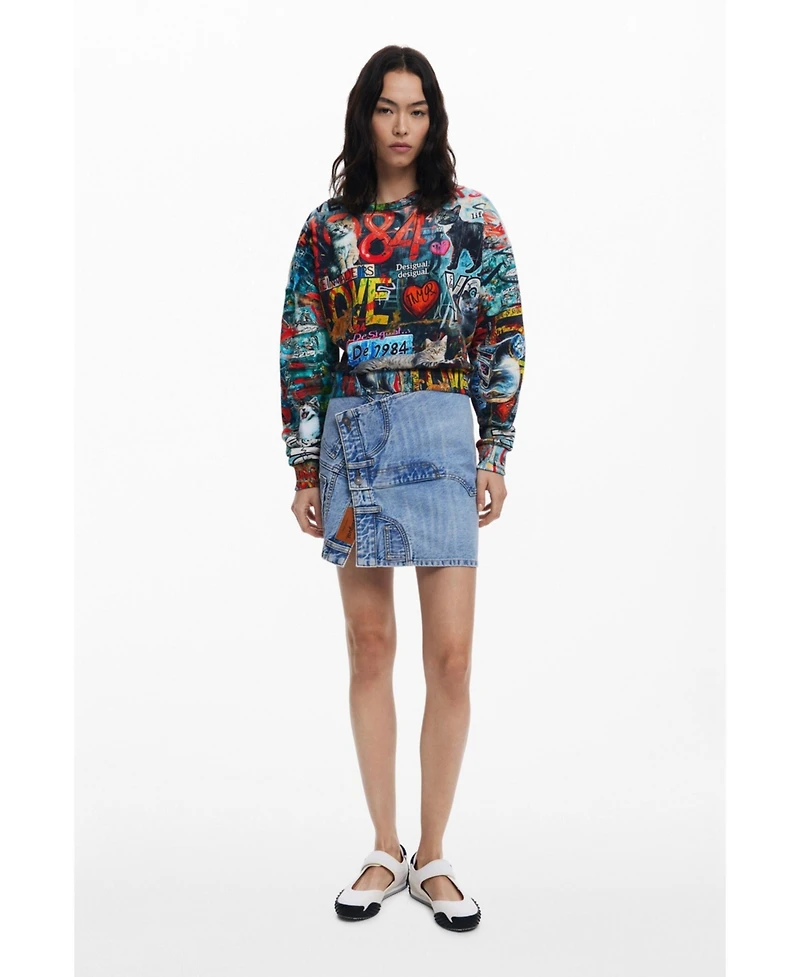 Desigual Women's Graffiti sweatshirt