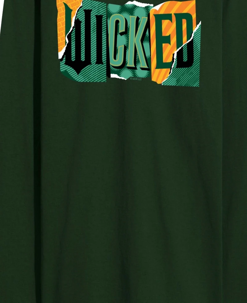 Airwaves Men's Wicked Part 2 Ripped Logo Graphic Printed Long-Sleeve T-Shirt