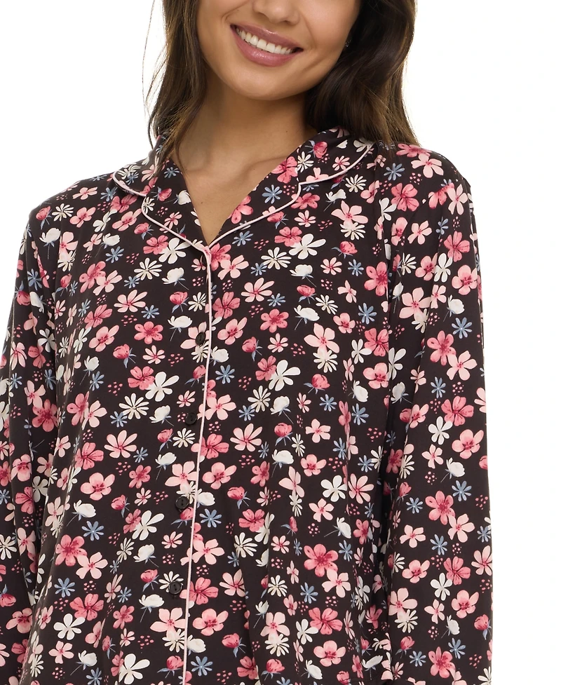 Flora by Nikrooz Women's Lindsey Floral Pajama Set