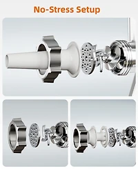 Inolait 44 lbs Portable Countertop Ice Maker Machine with Scoop