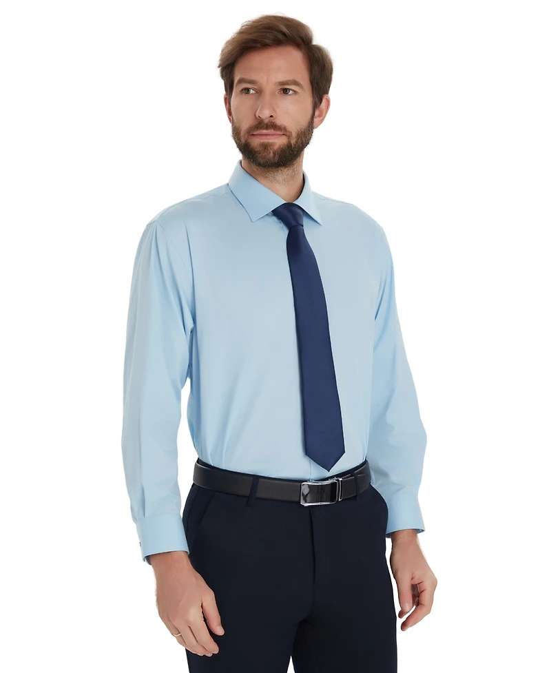 Alfani Men's Solid Regular-Fit Dress Shirt, Macy's Exclusive