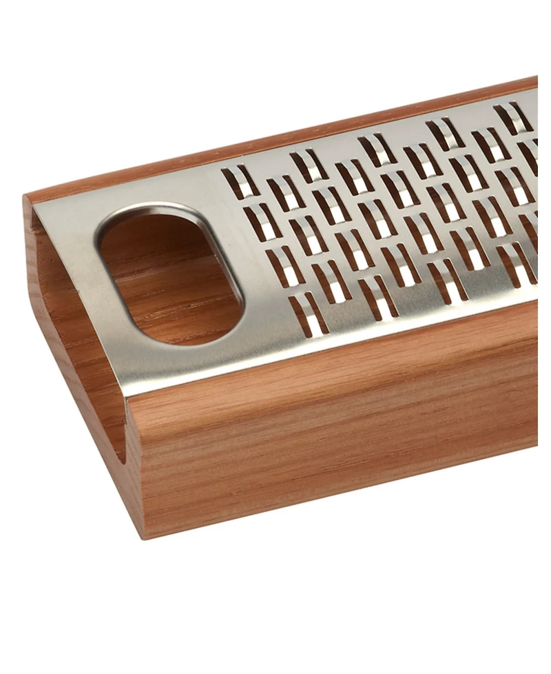 Legnoart Multi-Function Grater with stainless steel blade and Ashwood box