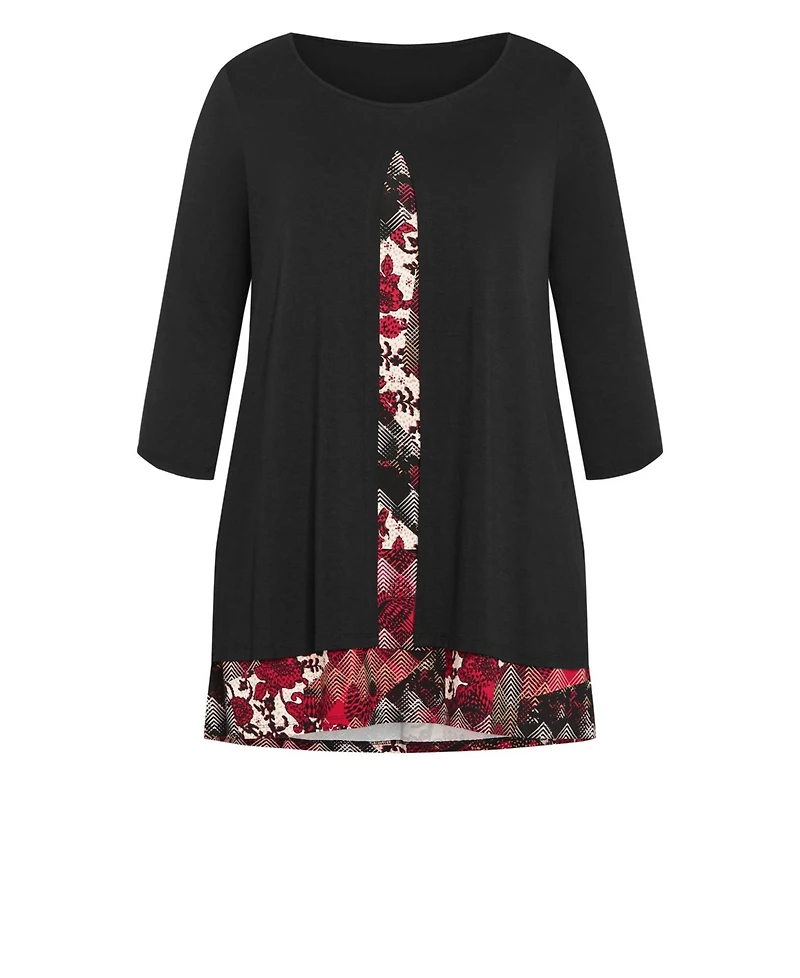 Avenue Women's Plus Alex Tunic Top