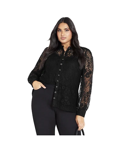 Avenue Women's Jade Lace Shirt