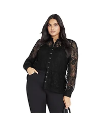Avenue Women's Jade Lace Shirt