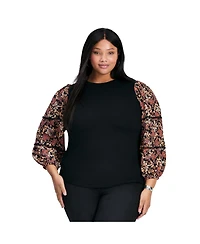 Avenue Women's Melody Blouson Sleeve Top