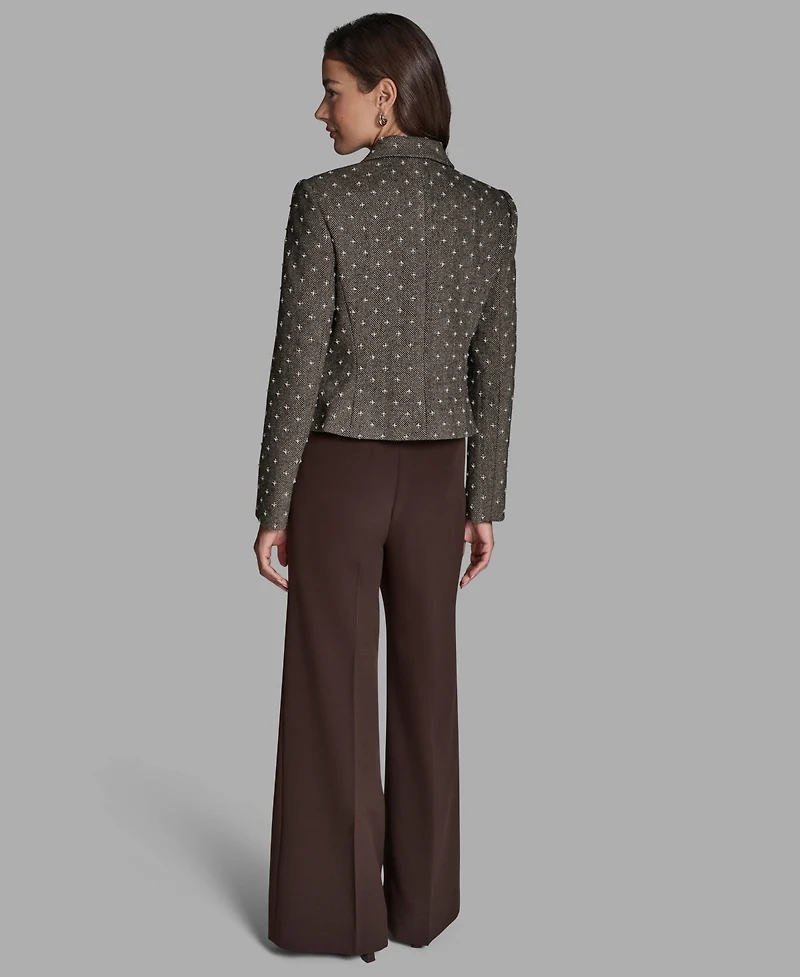 Bcbg Women's Novelty Two-Button Long-Sleeve Jacket