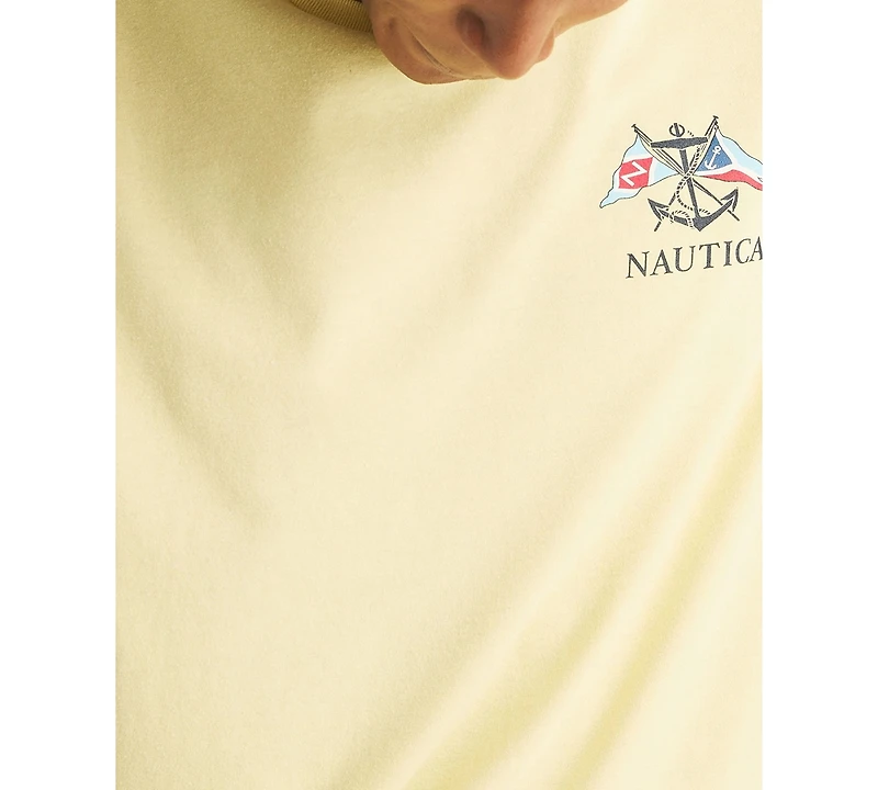 Nautica Men's Graphic Print Crewneck T-Shirt