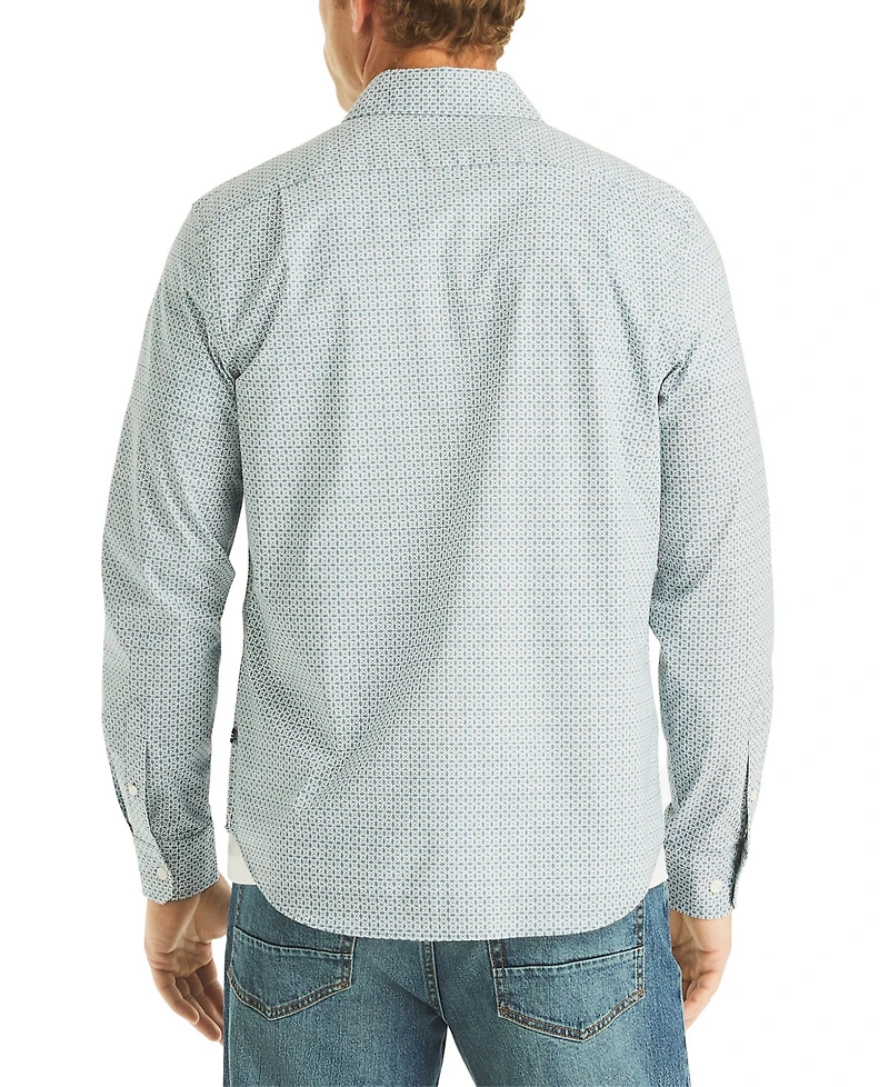 Nautica Men's Printed Long-Sleeve Shirt