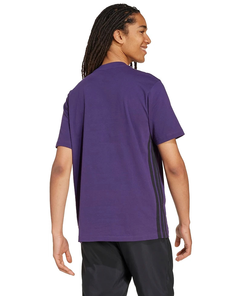 adidas Men's Essential Three-Stripes Single Jersey T-Shirt