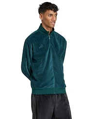 adidas Men's House of Tiro Velour Long-Sleeve Track Jacket