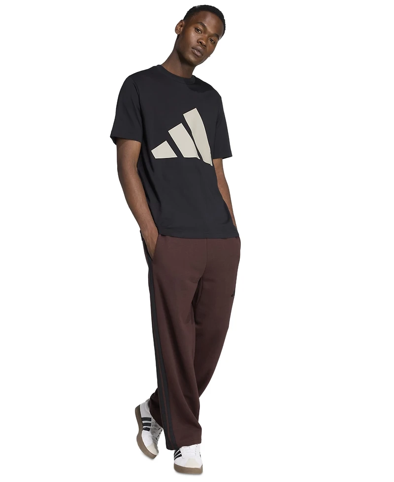 adidas Men's 3 Bar Logo Graphic Cotton T-Shirt