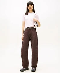 Tommy Jeans Women's Essential Striped Short-Sleeve Sweater