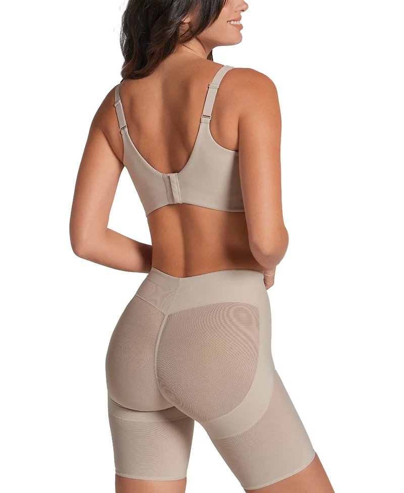 Leonisa Women's Firm Compression Butt Lifter Shaper Shorts