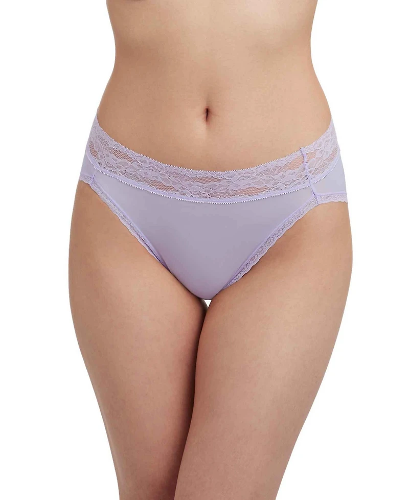 Skarlett Blue Women's Goddess Lace Trim French Cut Brief 2-Pack