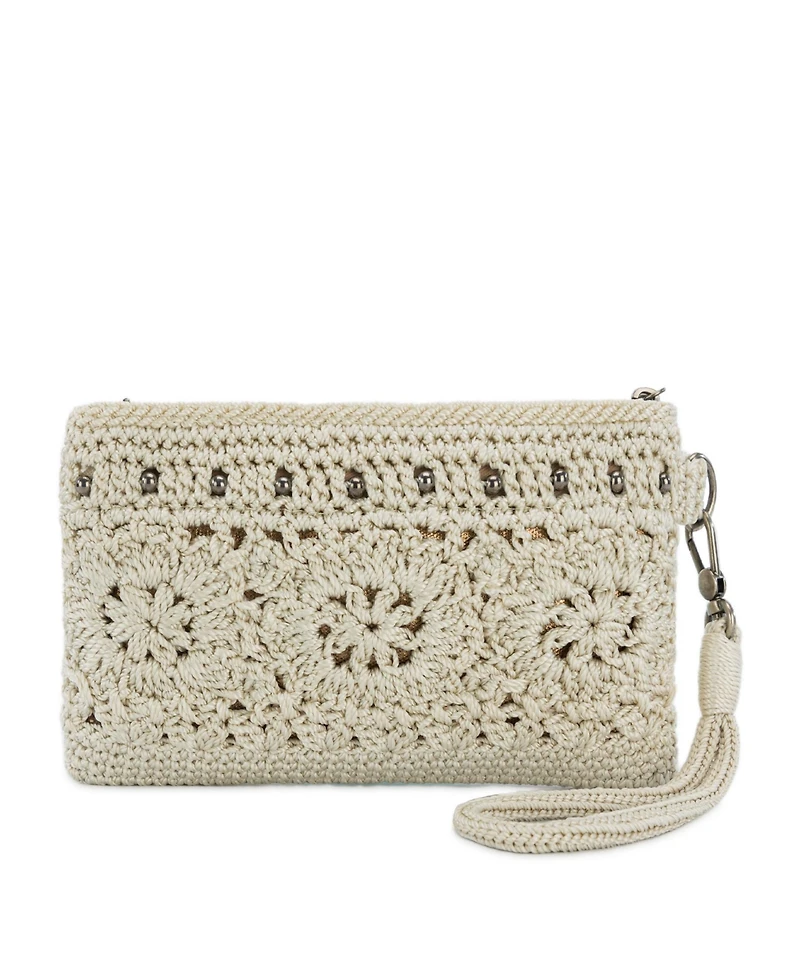 The Sak Vita Crochet Zip Top Wristlet