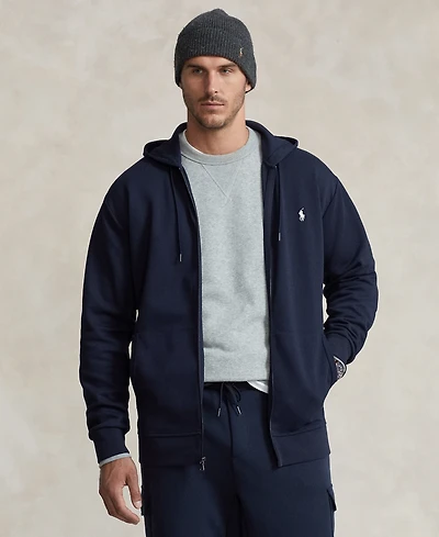 Polo Ralph Lauren Men's Big & Tall Double-Knit Full-Zip Hoodie