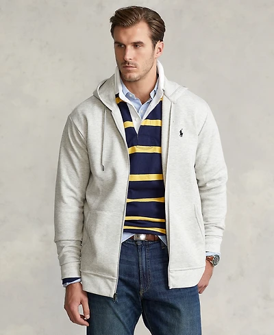 Polo Ralph Lauren Men's Big & Tall Double-Knit Full-Zip Hoodie