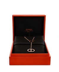 Pre-Owned Hermes Chaine d'Ancre Contour Pendant Necklace