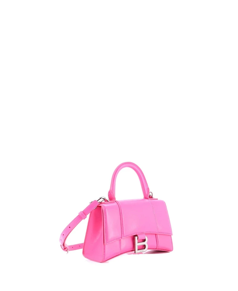 Pre-Owned Balenciaga Xs Hourglass Top Handle Bag Leather