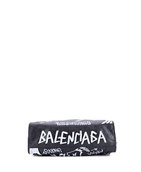 Pre-Owned Balenciaga Medium City Graffiti Classic Studs Bag Leather