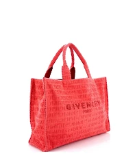Pre-Owned Givenchy Large G-Tote 4G Cotton Towelling