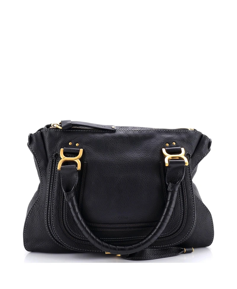 Pre-Owned Chloe Marcie Shoulder Bag Leather