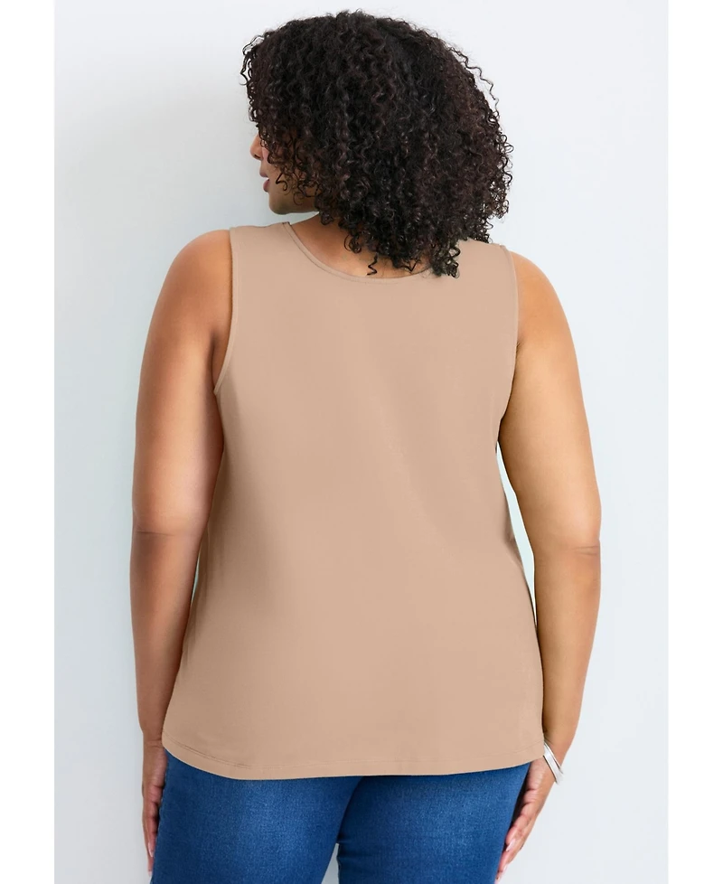 Avenue Women's Plus Basic Layering Tank