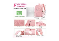 Mesh Backpack Heavy Duty, See Through School Backpack Transparent Bookbag for Swimming, Beach, Sports, Work, Travel