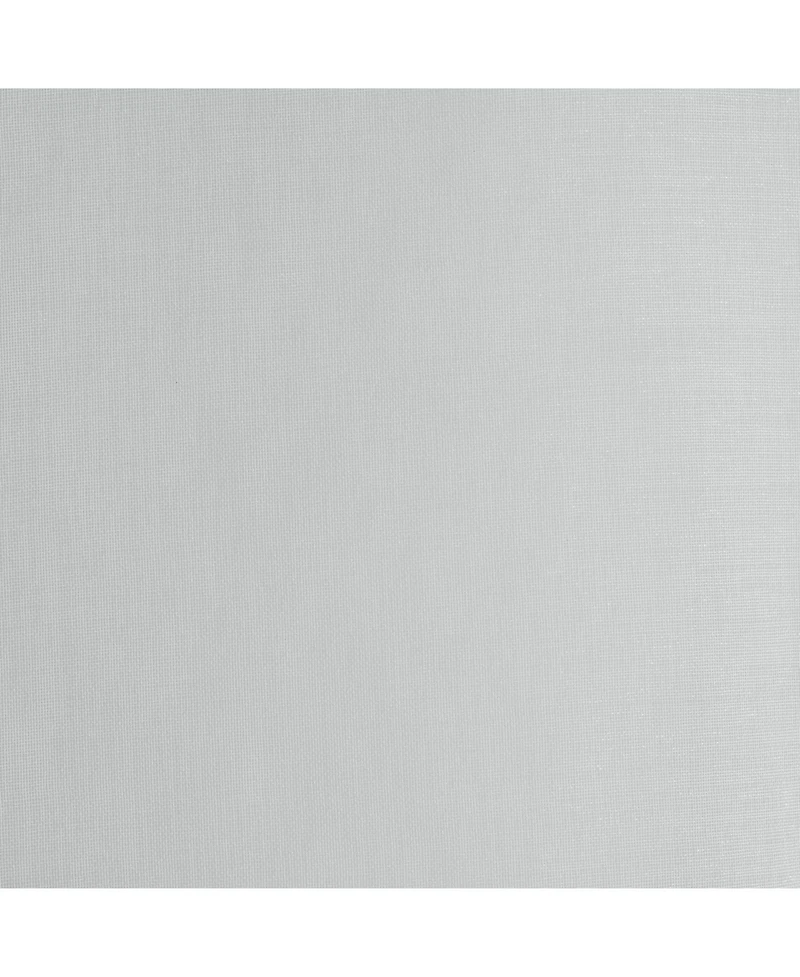 Habitat 100% Polyester Daphne Sheer Grommet Faux Linen Solid Curtain Panel White