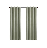 Thermaplus Paris 100% Blackout Window Treatment Grommet Curtain Panel for Bedroom Livingroom 52" x 108" Taupe