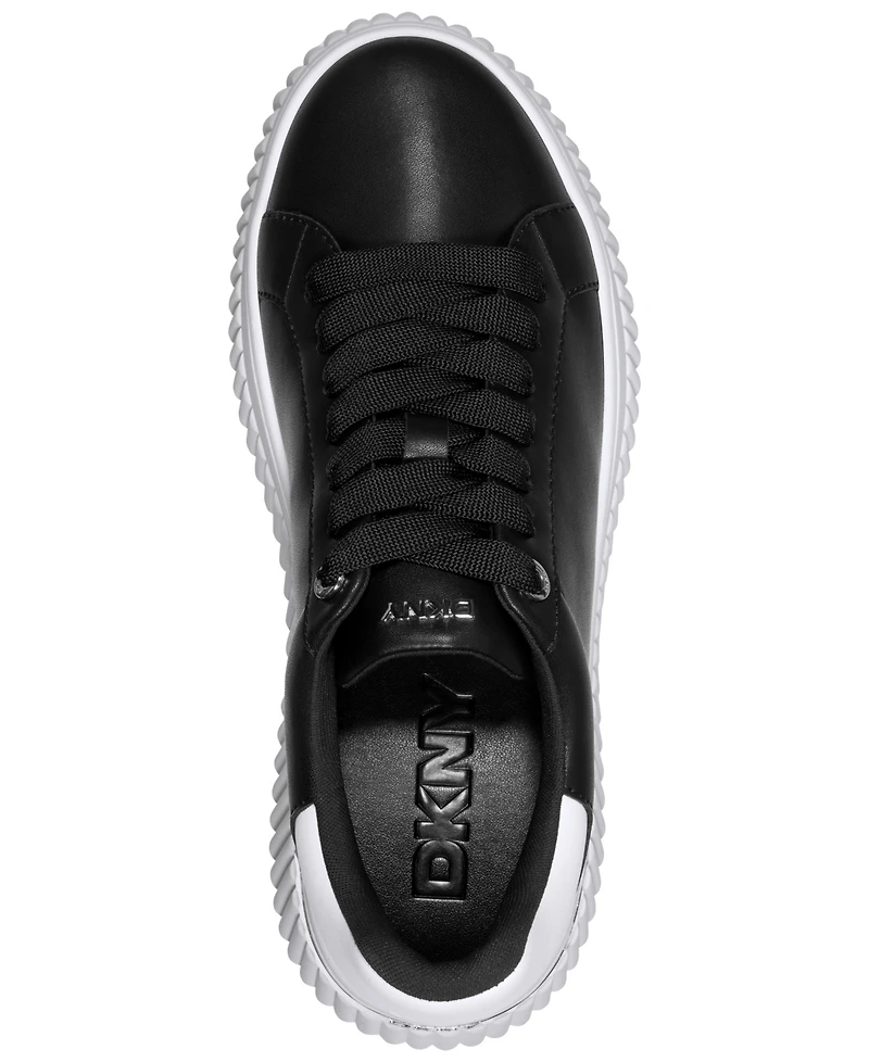 Dkny Women's Lobeco Lace Up Platform Sneakers