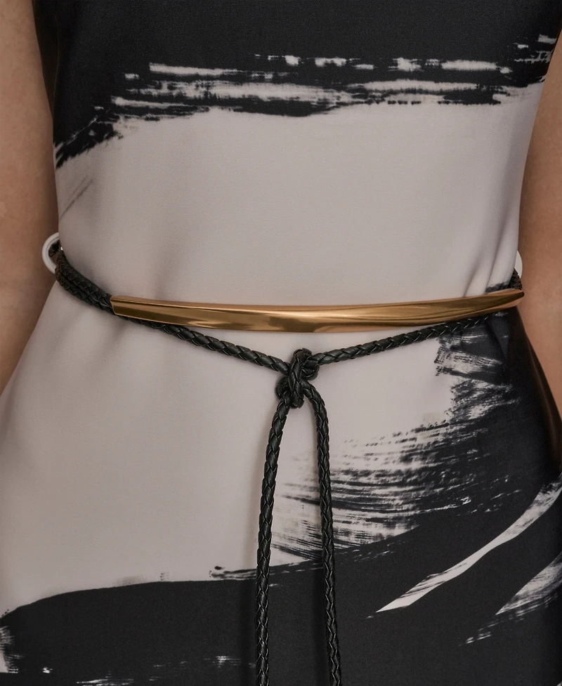 Donna Karan New York Women's Brushstroke Sleeveless Midi Dress