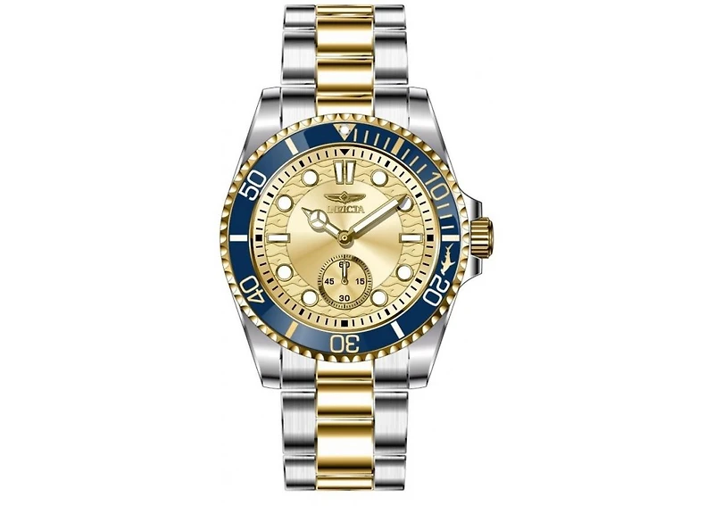 Invicta Men's 49425 Pro Diver Quartz VD78 Gold Dial Watch