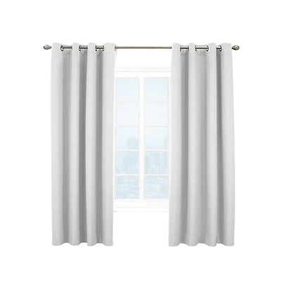 Thermaplus Commonwealth Kelly Grommet Dressing Window Curtain Panel - 52"x95", White